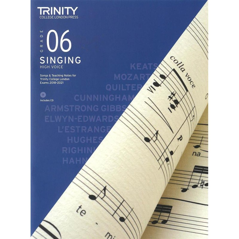 EXAM PIECES SINGING 2018-2021 GRADE 6 (HIGH)