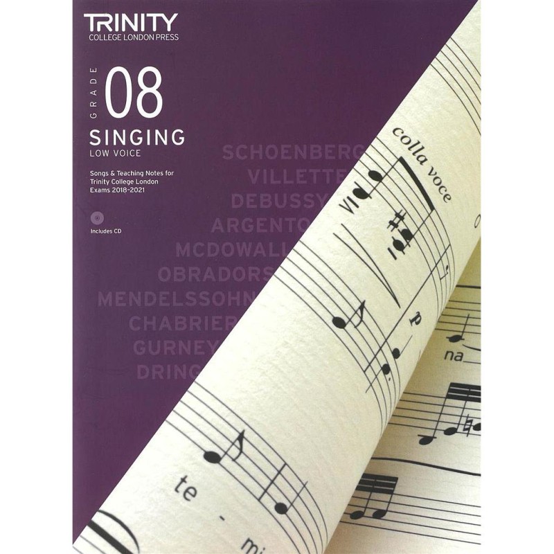 Exam Pieces Singing 2018-2021 Grade 8 (low)