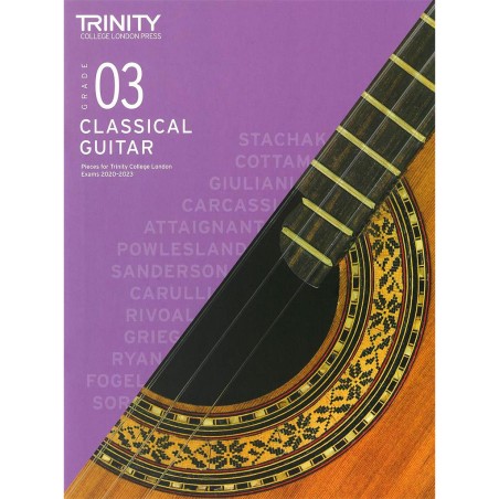 Classical Guitar Exam Pieces 2020-2023 Grade 3