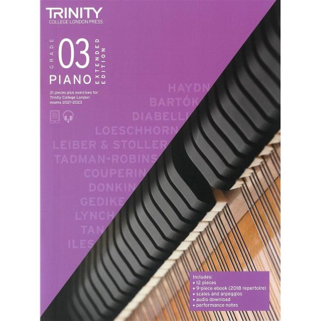 Piano Exam Pieces 2021-2023 Grade 3 (Extended edition) 