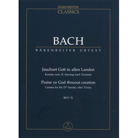 JAUCHZET GOTT IN ALLEN LANDEN BWV.51