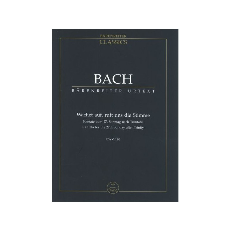 KANTATE BWV.140 WACHET AUF, RUFT UNS DIE STIMME