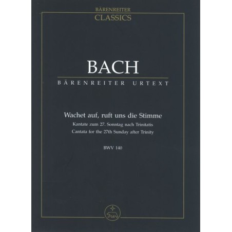 KANTATE BWV.140 WACHET AUF, RUFT UNS DIE STIMME