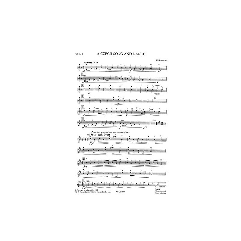CZECH SONG AND DANCE