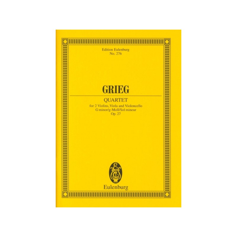 STREICHQUARTETT G-MOLL OP.27