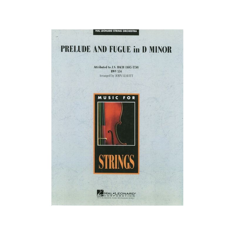 PRELUDE AND FUGUE IN D MINOR BWV.554