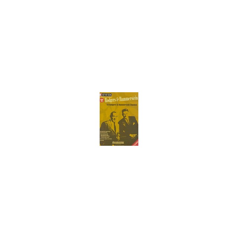 JAZZ PLAY ALONG: 10 RODGERS & HAMMERSTEIN CLASSICS