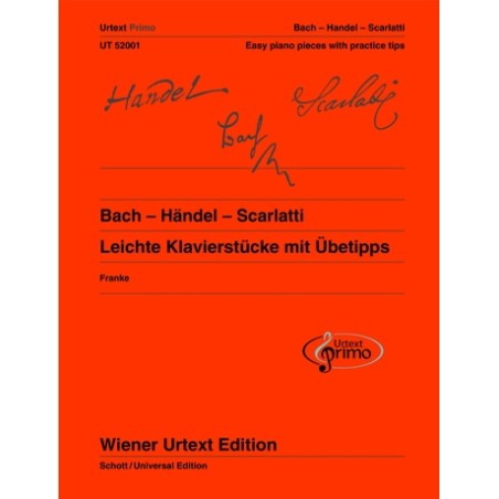 BACH-HANDEL-SCARLATTI. LEICHTE KLAVIERSTUCKE
