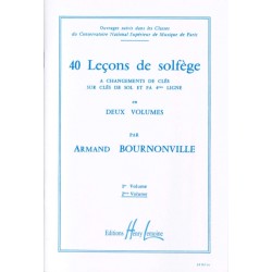 40 LEÇONS DE SOLFEGE 2 CLES VOL.2