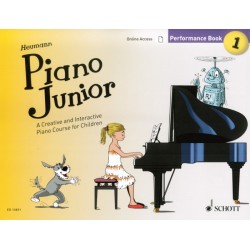 PIANO JUNIOR PERFORMANCE BOOK 1