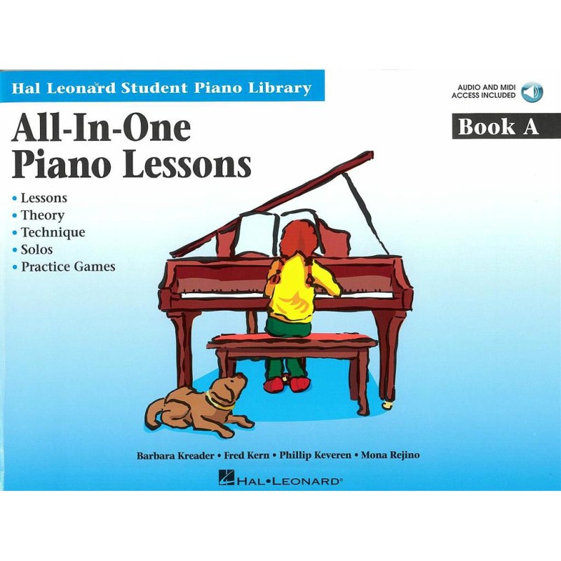 All-In-One Piano Lessons Book A