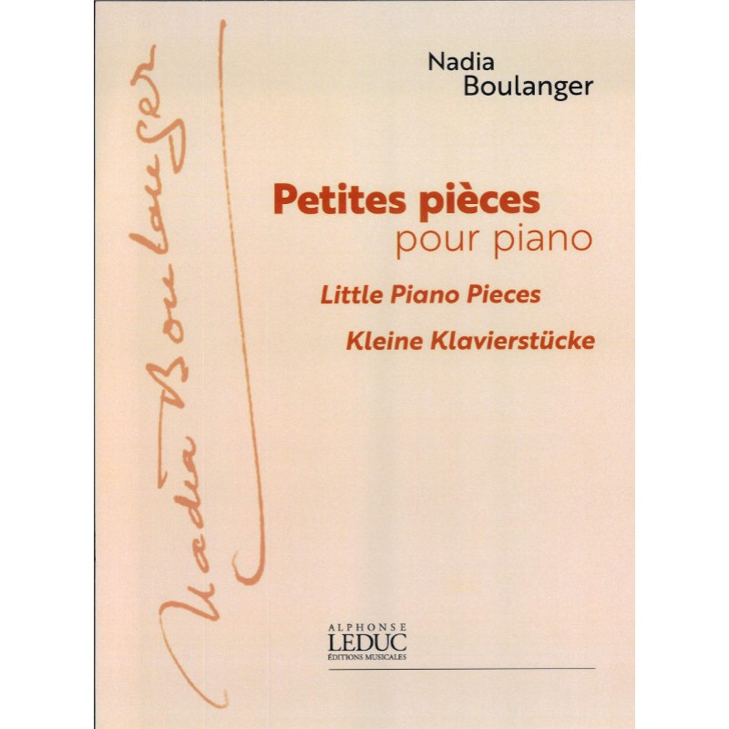 Petites pieces pour piano