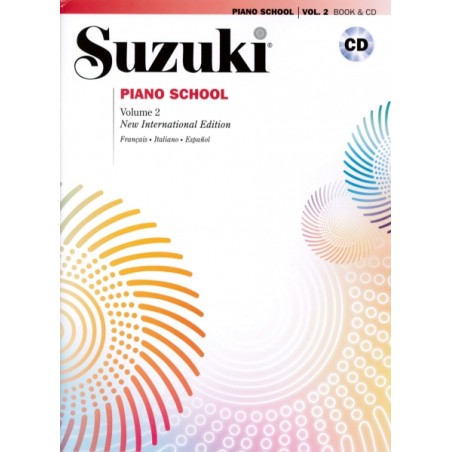 SUZUKI PIANO SCHOOL VOL.2 + CD