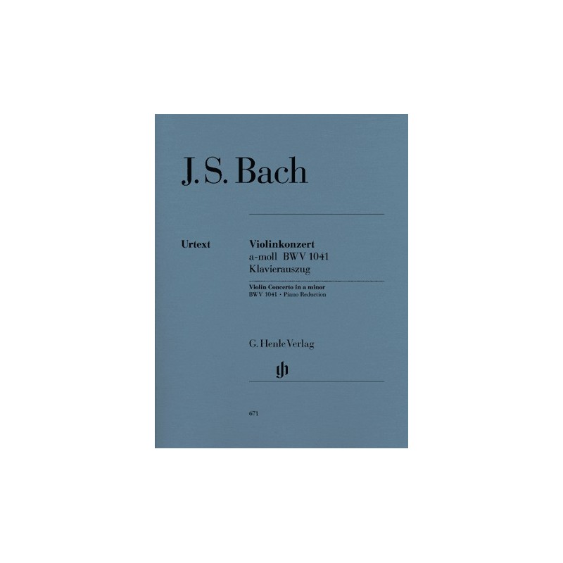 VIOLINKONZERT A MOLL BWV 1041