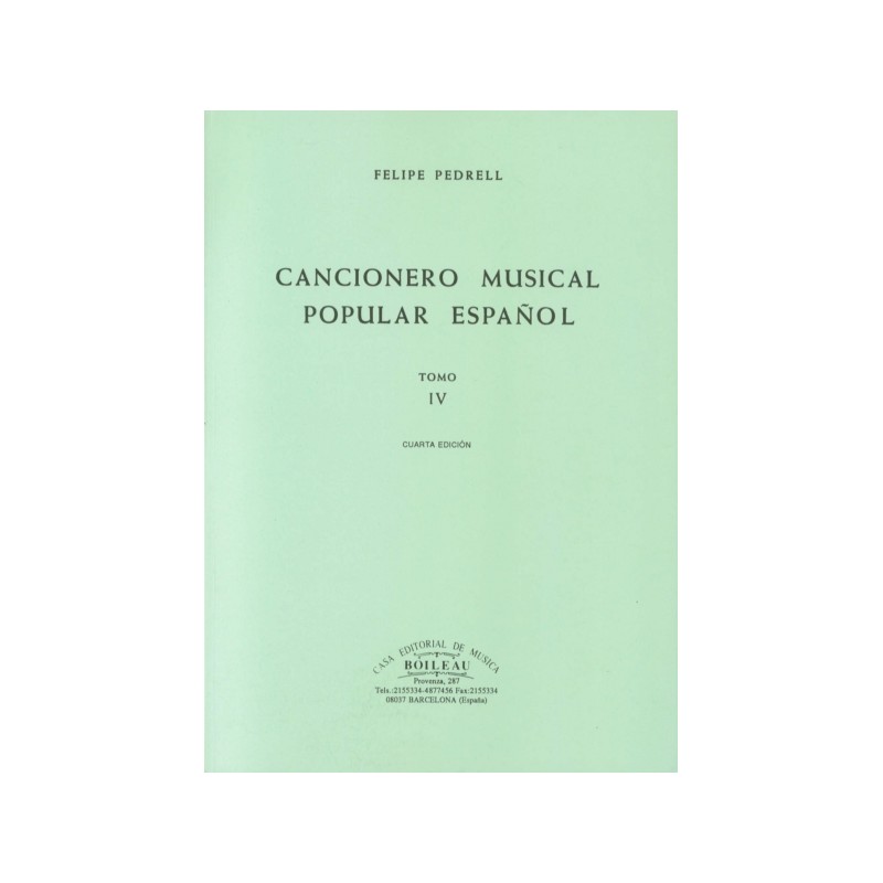 CANCIONERO MUSICAL POPULAR ESPAÑOL 4
