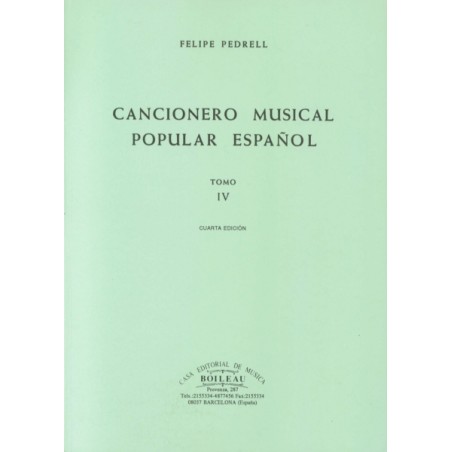 CANCIONERO MUSICAL POPULAR ESPAÑOL 4
