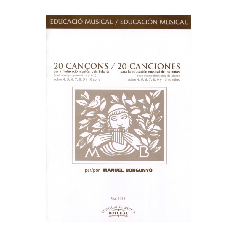 20 CANÇONS PER EDUCACIO MUSICAL DELS INFANTS