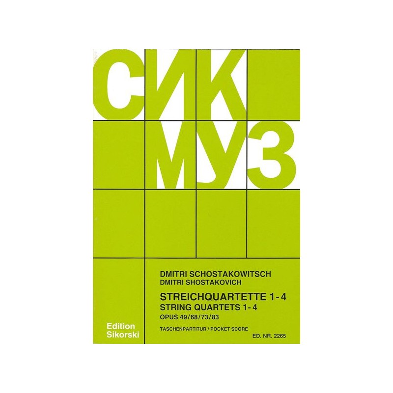 STREICHQUARTETT 1-4