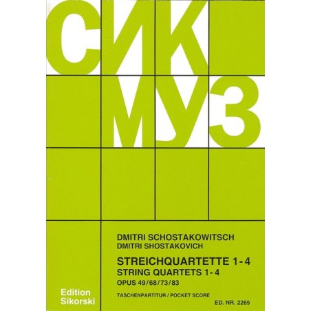 STREICHQUARTETT 1-4