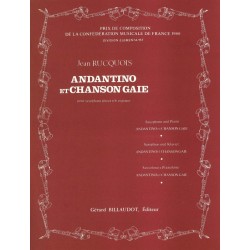 ANDANTINO ET CHANSON GAIE