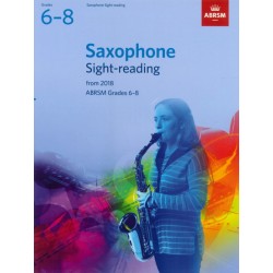 SAXOPHONE SIGHT-READING FROM 2018 GRADES 6-8