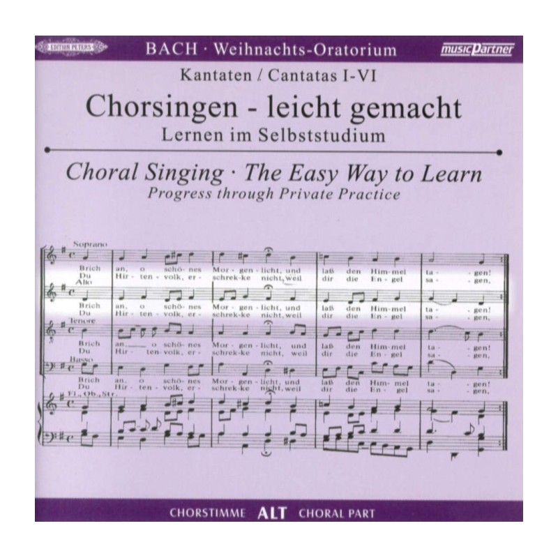 CD WEIHNACHTS ORATORIUM - ALT