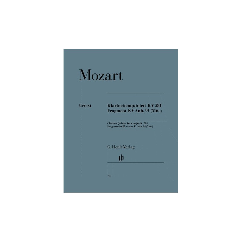 CLARINET QUINTET A-MAJOR K.581