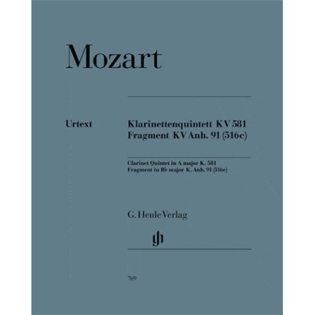 CLARINET QUINTET A-MAJOR K.581