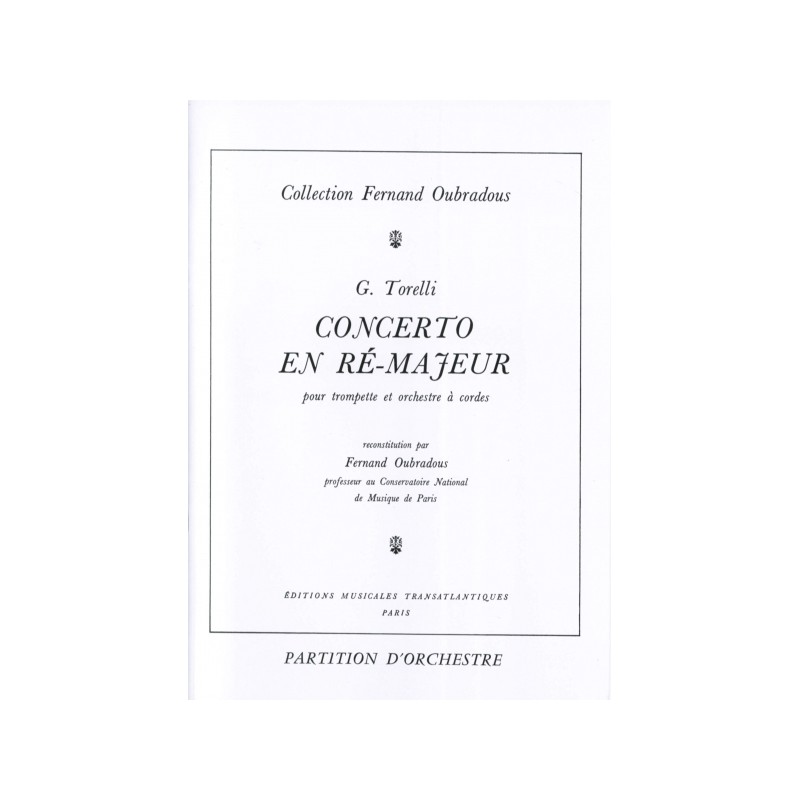 CONCERTO RE MAJEUR