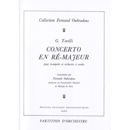 CONCERTO RE MAJEUR