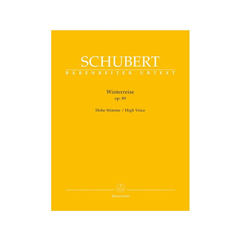WINTERREISE OP.89 (HIGH VOICE)