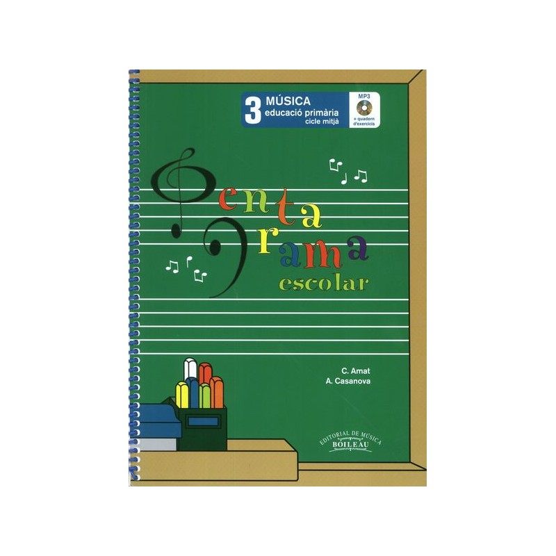 PENTAGRAMA ESCOLAR MUSICA 3