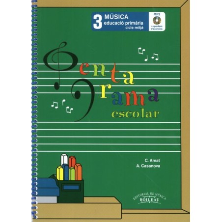PENTAGRAMA ESCOLAR MUSICA 3