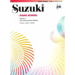 SUZUKI PIANO SCHOOL VOL.1 + CD