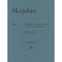 PRELUDE ET NOCTURNE OP.9 FOR PIANO, LINKE HAND