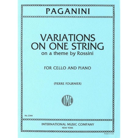 VARIATIONS ONE STRING THEME ROSSINI