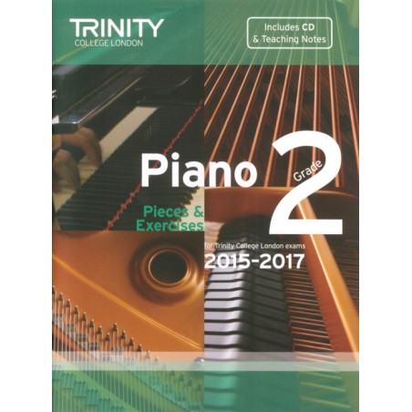 PIANO EXAM PIECES & EXERCISES 2015-2017 GRADE 2 CD