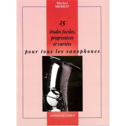 25 ETUDES FACILES,PROGRESSIVES ET VARIEE