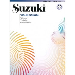 SUZUKI VIOLIN SCHOOL 6 (REVISED EDITION) + CD