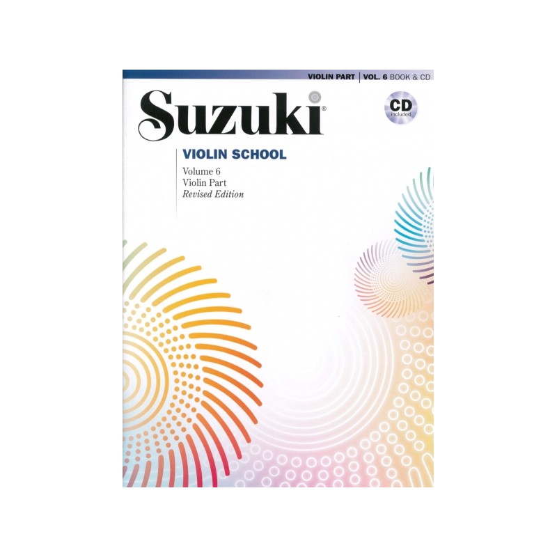 SUZUKI VIOLIN SCHOOL 6 (REVISED EDITION) + CD