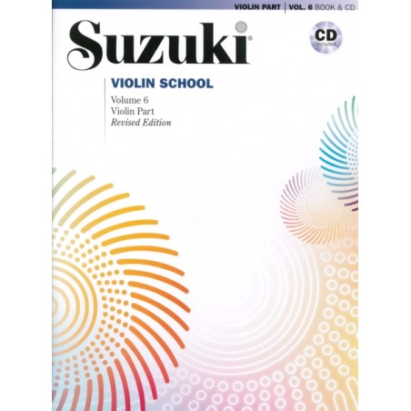 SUZUKI VIOLIN SCHOOL 6 (REVISED EDITION) + CD