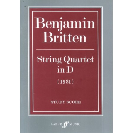 STRING QUARTET IN D (1931)