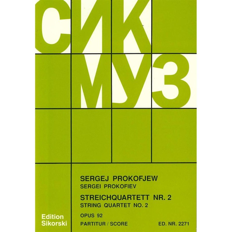 Streichquartett 2 op.92