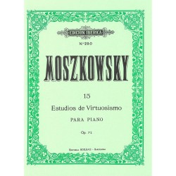 15 ESTUDIOS DE VIRTUOSISMO OP.72