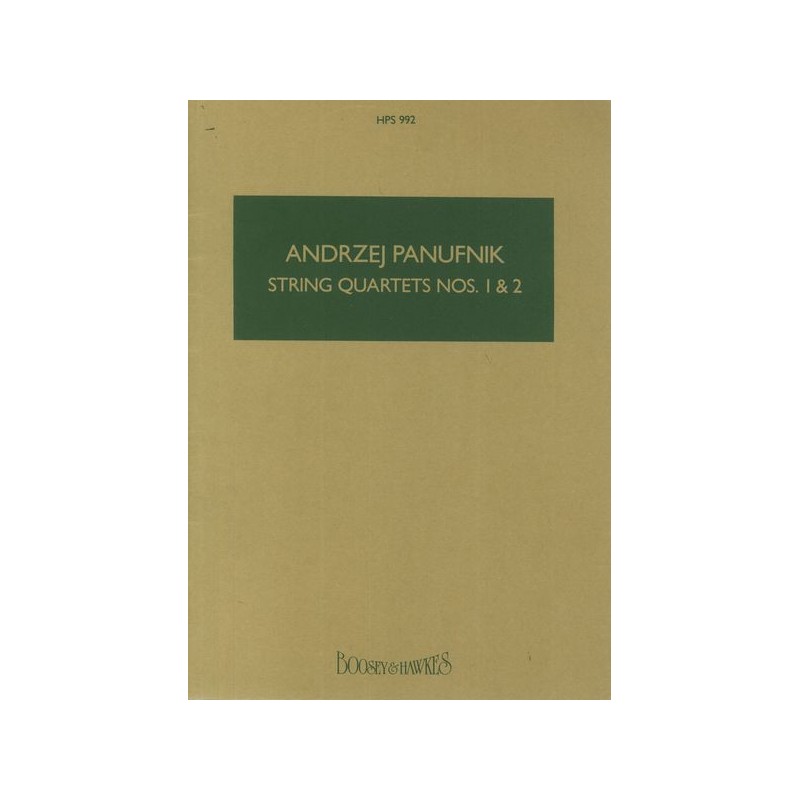 STRING QUARTETS 1-2