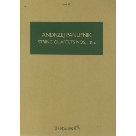 STRING QUARTETS 1-2