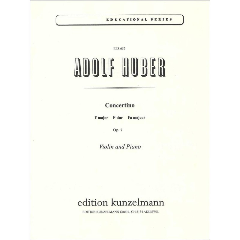 SCHULER-CONCERTINO OP.7