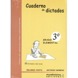 CUADERNO DE DICTADOS 3º GRADO ELEMENTAL