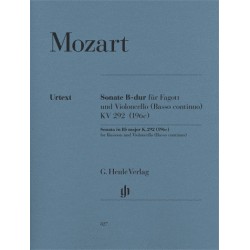 SONATE B-DUR KV.292