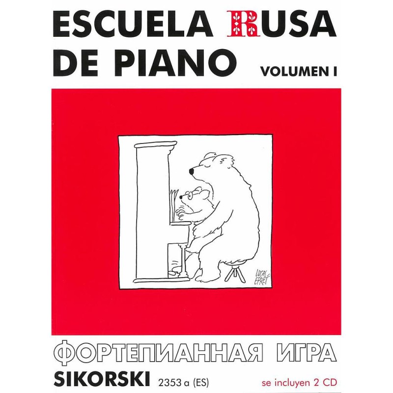 ESCUELA RUSA DE PIANO VOL.1 + 2CD